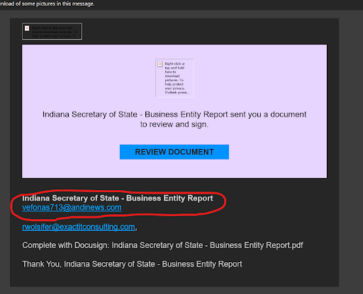 Phishing-Email Email Example